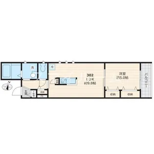 パルメゾンES【3階】の間取り