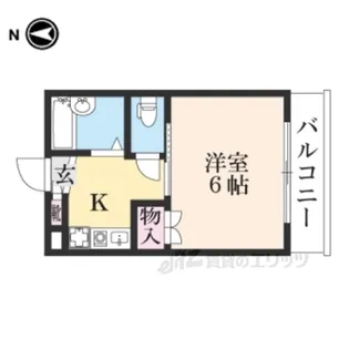 サンシャイン花園【4階】の間取り