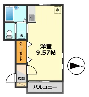 イルセントラル【2階】の間取り