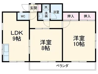 コーポ石井【2階】の間取り