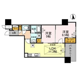 IBC Residence West【7階】の間取り