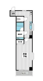 エクセラン砂子【5階】の間取り