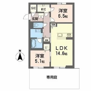 グランスト【1階】の間取り