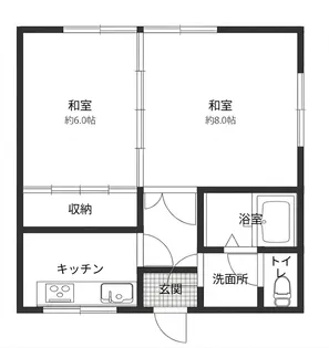 コーポ桜【2階】の間取り