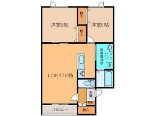 ステラIIK【2階】の間取り