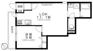 グランメール新高円寺【1階】の間取り