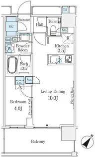 MID TOWER GRAND【8階】の間取り