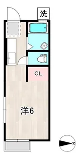 コーポいづみ【2階】の間取り