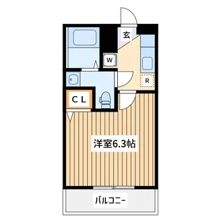 グラデュス中央林間【3階】の間取り