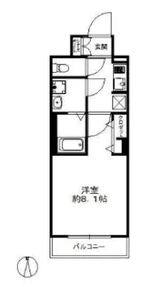 スワンズシティ新大阪【6階】の間取り