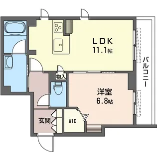 Mayfair(メイフェア)【3階】の間取り