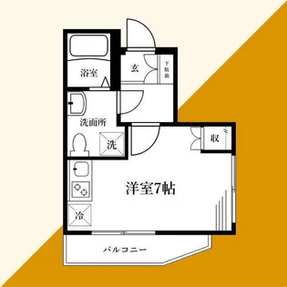 ガーデンヒルズ西大口【1階】の間取り