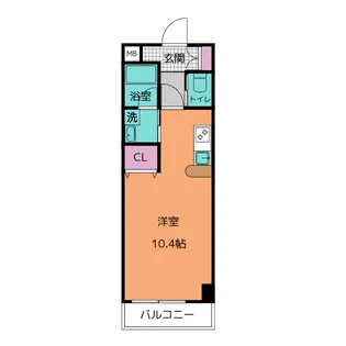 Cozy Plum【2階】の間取り