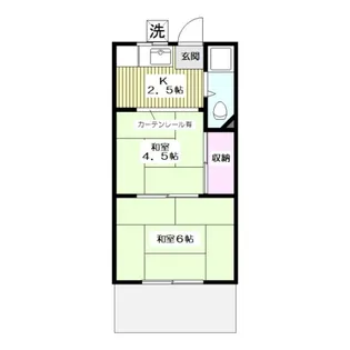 メゾン笹目【1階】の間取り