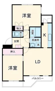メゾン・カルム【1階】の間取り