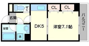 ベルビュー3番館【5階】の間取り