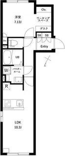 コンポジット千駄木ヒルトップ【3階】の間取り