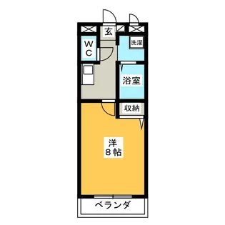 六条サンアルティア【1階】の間取り