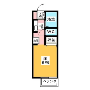 インパクト【2階】の間取り