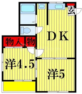 フィオーレ親水公園【1階】の間取り