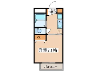 パステルハイツ【1階】の間取り