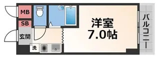シティパーク菱屋西【4階】の間取り