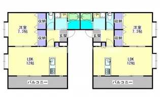 アヴァンセ宮丸【2階】の間取り