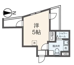 ヌイリューフ【1階】の間取り