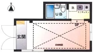 堀船マンション【1階】の間取り