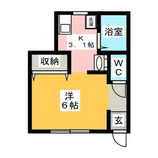 エスエイハイツ【2階】の間取り