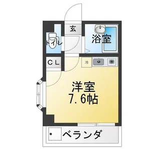 ヒルズエイト【2階】の間取り