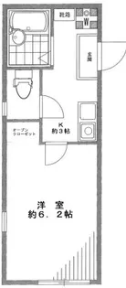 ヴィクセル馬込【1階】の間取り