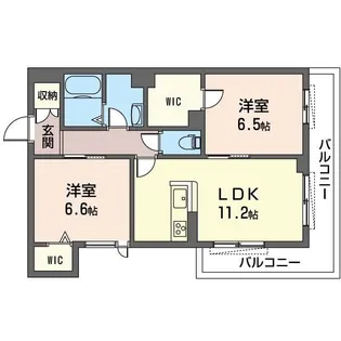 Regalo Keyaki【2階】の間取り