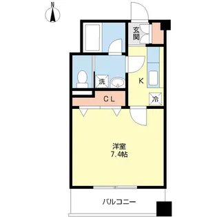 Le Parnasse「ル・パルナス」【3階】の間取り