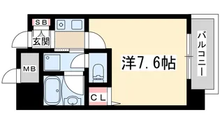 プレサンス新大阪【10階】の間取り