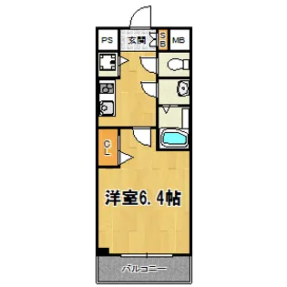 グランカリテ塚本【10階】の間取り