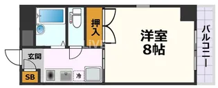 アーバンライフヤマゼン【7階】の間取り