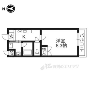 サンフィールドライタ【3階】の間取り