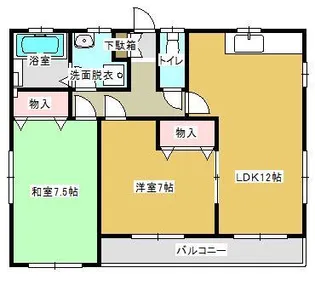 ファインコート【2階】の間取り