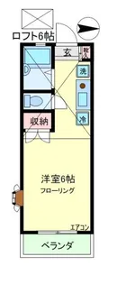 パレス富士【1階】の間取り