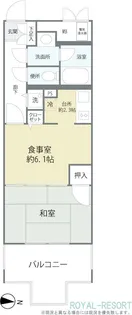 ライオンズヴィラ軽井沢弐番館【1階】の間取り