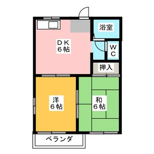 タウニー南岩崎【2階】の間取り