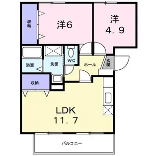 トップコート【2階】の間取り