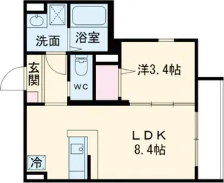 robot home 舎人公園【1階】の間取り
