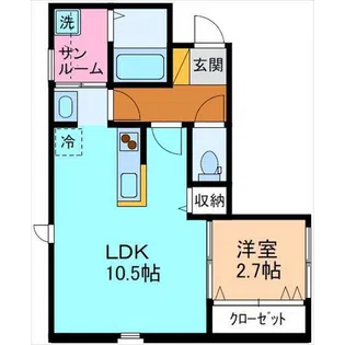 ヴェルデ本多町【2階】の間取り