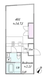 trias367【4階】の間取り