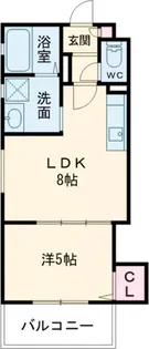 クリエオーレ茨田大宮II【2階】の間取り