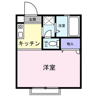 ヴィラ恋ヶ窪【1階】の間取り