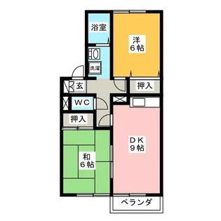 ルミエール江崎【1階】の間取り
