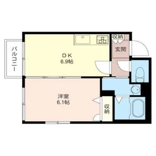 オリエントハイツ【1階】の間取り